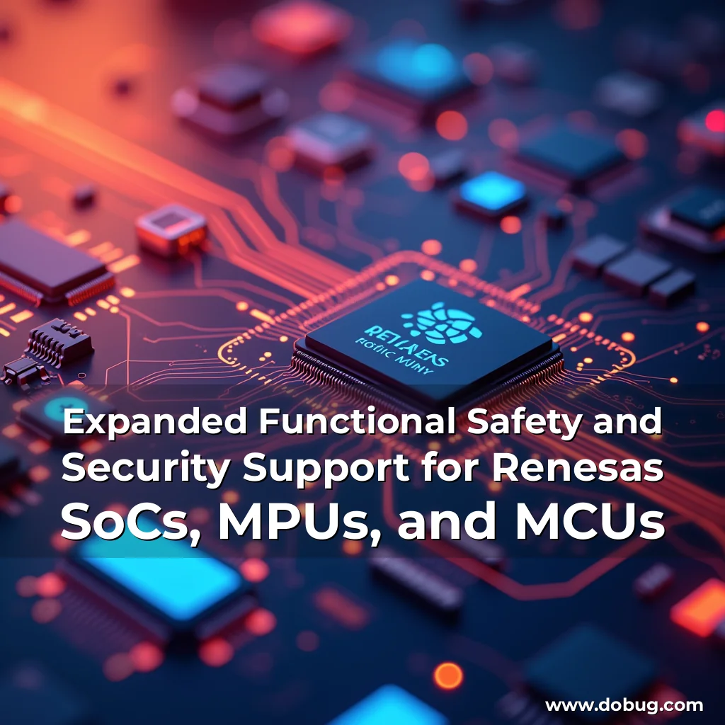 Read more about the article Expanded Functional Safety and Security Support for Renesas SoCs, MPUs, and MCUs